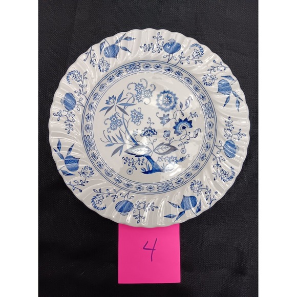 Johnson Brothers Other - Johnson Brothers Blue Nordic Ironstone Plate Hand Engraving Dinner Plate